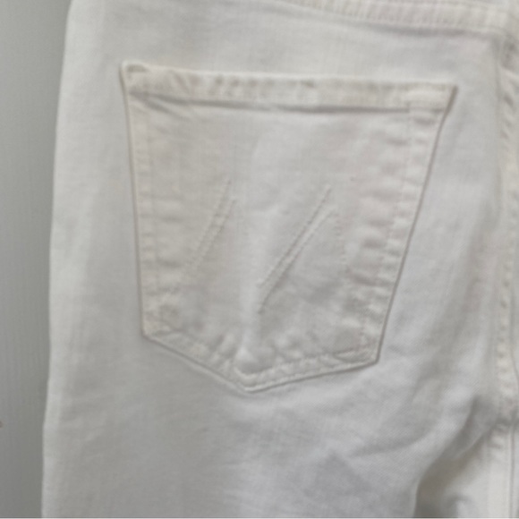 MOTHER denim Dazzler high-rise distressed lace up jeans - Picture 8 of 12